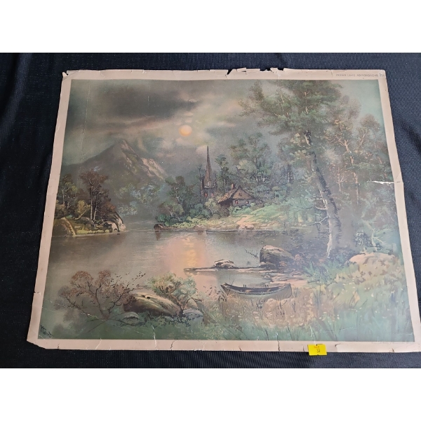 Indian Lake Adirondak Print 20 X 16, Not Framed 