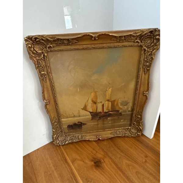A Maritime Scene In Venice Italy 20T