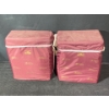 Image 1 :  2 Stylish CALVET Coolers Bags Filled With Collection of Vintage Plastic Drinking Cups
