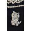 Image 5 : Cat-Themed Jewelry with Rhinestones and Metal Accents