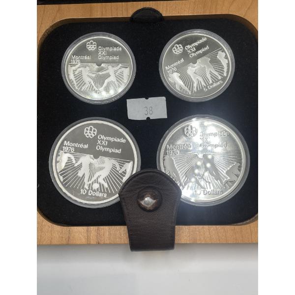 1976 Montreal Olympic Coin Set