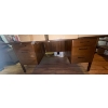 Image 2 : Vintage Teak Principal's Desk 54x26x31