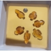 Image 2 : 6.65 Carat Carved Citrine Leaves- Authentic with Certificate ( Estimated Value $300)