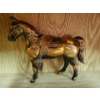 Image 2 : 4 Solid Copper Decorative Equestrian Figurines 13L w/ Luckey Rodeo Broach