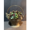 Image 9 : Holiday Decor Items With Metal Basket And Welcome Plaque