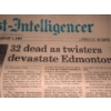 Image 4 : Vintage Local Disastor - Tornado Devastates Edmonton's Newspaper Headlines