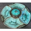 Image 1 : Blue Mountain Pottery Chips & Dip Bowl