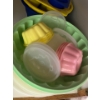 Image 3 :  vintage waffle iron Tupperware Jell-O molds, big and small large variety of silicone EKUS Jell-O mo