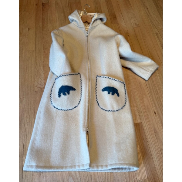 Authentic Indigenous Wool Parka - Ladies Size M-L