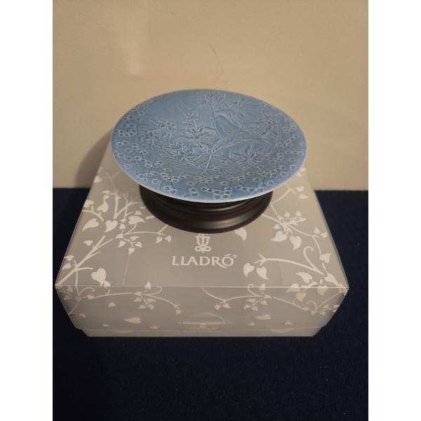  LLADRO 'Garden Aperitif Saucer Blue' EA094 - 5.5W 