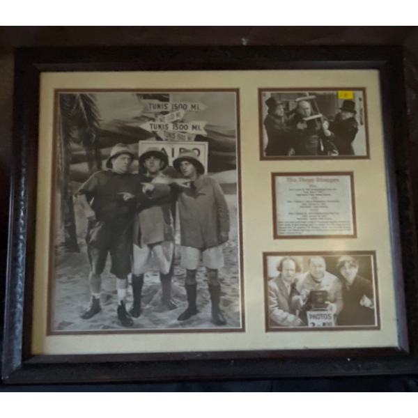 The Three Stooges Memoirbilia 23x19