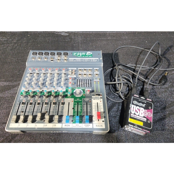 Yorkville Compact Live Sound Mixer Board with USB Stereo Converter