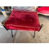 Image 1 : Red Velvet Foot Rest