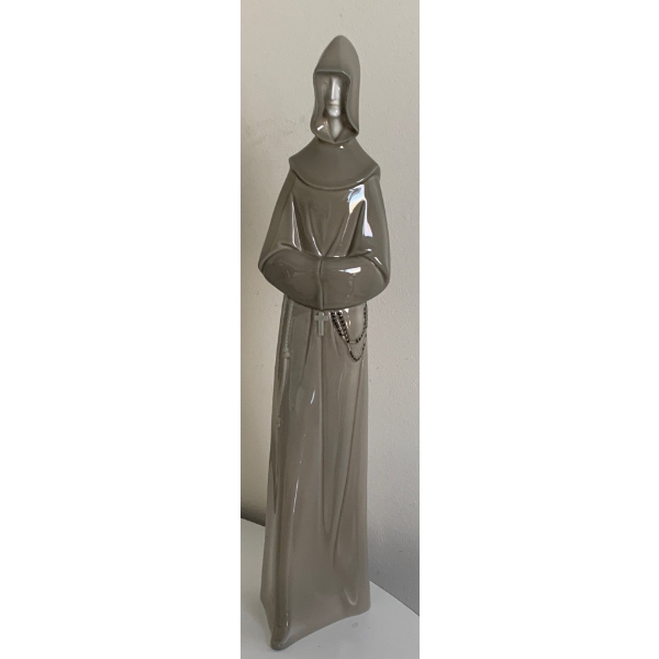  LLADRO Porcelain Monk Figurine Glossy - 13.5T 
