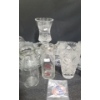 Image 3 : Assorted Decor Glassware- Oval Plate 10.5 X 7.5, Tallest Vase: 4.5" Top, 8 T and More!