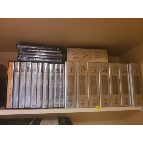 Assorted DVD Box Sets including Star Wars and Star Trek 
