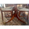 Image 5 : 10 Piece 1940s Flamed Duncan Phyfe Mahogany High Gloss Dining Room Set