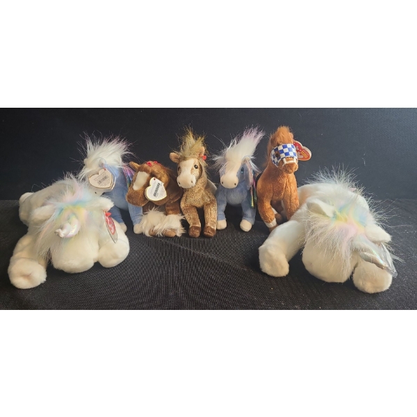 Beanie Babies- Assorted Including: Pegasus, Hoofer, Filly, Secretariat and More!