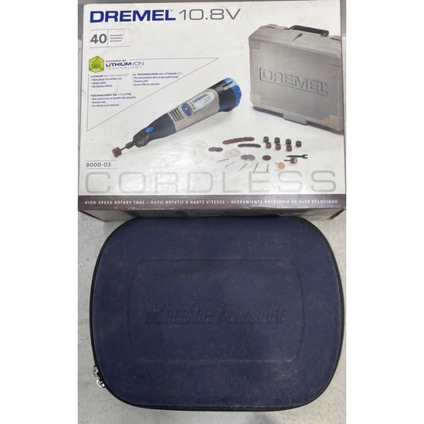 Cordless Drumel and Hawkeye Laser Level