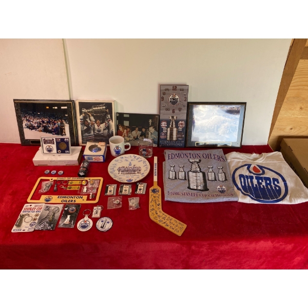 Oilers Championship Memorabilia