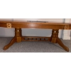 Image 3 : Oak Double Pedestal Coffee Table  52x23x17