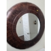 Image 1 : Circular wooden mirror - 37W