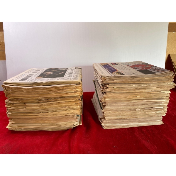 Old Journal and The Sun Newspapers Regarding the Edmonton Oilers