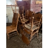 Image 4 : 8 oak chairs 