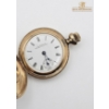 Image 2 : Gold-Filled Vintage G. R. Mutrie Wolseley Pocket Watch With A White Dial And Roman Numerals.