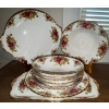Image 1 : Royal Albert - 'Old Country Roses' Bowls Of Many Sizes w/ Single Serve Tea Tray