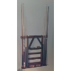 Image 2 : Wall Pool Cue Holder 27 X 32, Sticks and Accessories Included 