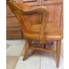 Image 2 : Antique Oak Office Arm Chair