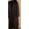 Image 1 : Lady Western Full Length Trench Coat w/ Removable Fur Collar/ Lining (No Size, Fits M/L)