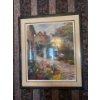 Image 1 : Large Print 'Chichester Garden' By Henri Plisson, Signed, 35x40