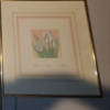 Image 5 : Boy and Girl Prints 11.5 X 13.5, Basket 14.5 X 14.5, Numbered 466/ 2500 Tulips by Adkins 12.5 X 12.5