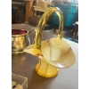 Image 2 : Czechoslovakian hand blown glass vase from the 30’s (generation keepsake), candy dish, souvenir tin 