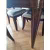 Image 3 : Dining Table 68 W, 42 D, 30 T w/ 2 Arm Chairs 25 W, 20 D, 40 T, 4 Side Chairs 22 W, 20 D, 40 T