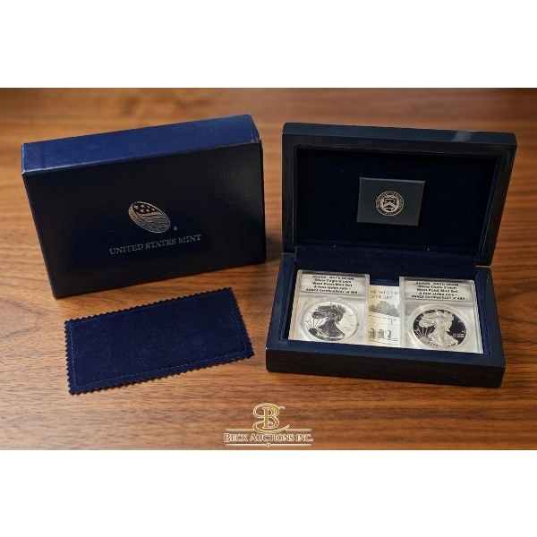 2013 American Eagle West Point Mint Two-Coin Silver Set