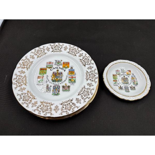 Paragon Luncheon Plates Five Pieces Canada