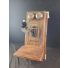 Image 1 :  Vintage Northern Electric Company Wooden Wall Crank Telephone