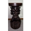 Image 1 : Solid Ironwood Malaysian Carved Figure/Stool - 9W, 17.5T 