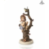 Image 2 : Vintage Goebel Hummel Figurine Titled "Apple Tree Girl" , 31''INCHES IN Height , "M.J. Hummel".