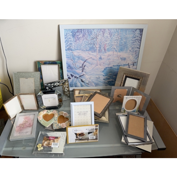 Photo Frames and Winter Painting