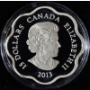 Image 2 : 2013 $15 Lunar Lotus Year of the Snake - 99.9% Fine Silver Coin 