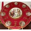Image 2 : Mitterteich Bavaria Germany Charger Plate 15"Diameter w/ Teak Candleabra 