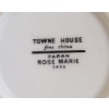 Image 5 : Gorgeous Floral Japanese Bone China Set By Towne House 'Rose Marie' 
