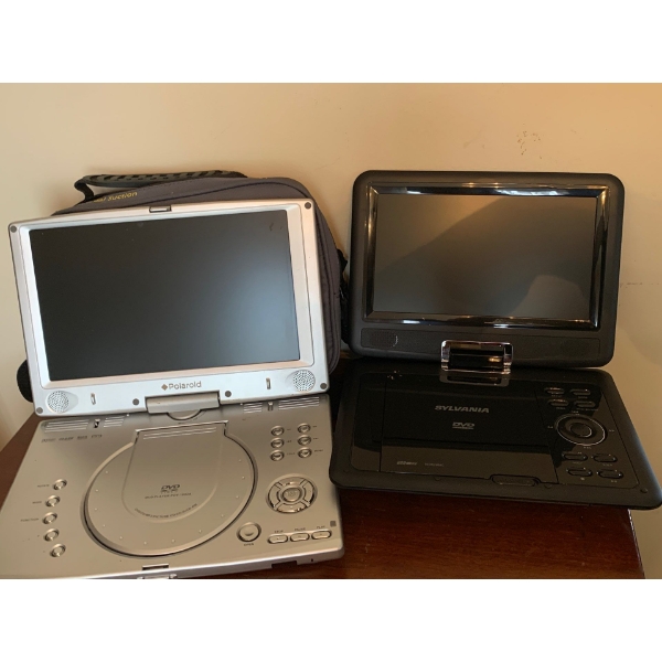 Poleroid PDV-1002A & Sylvania Portable DVD Players