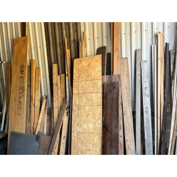 Lumber Large amount of lumber to use for any of those projects

