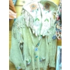 Image 1 : Vintage Leather Cowboy Jacket 3/4 Length Hand Beaded With hand Made Leather Gloves With hand Beaded 