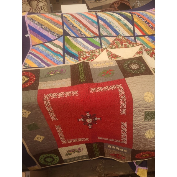 Two Handmade Professional Quilts